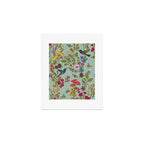 Hummingbirds and Bees {Duck Egg} Art Print Gallery Image 1