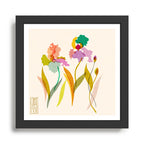 Irises Framed Art Print Gallery Image 1