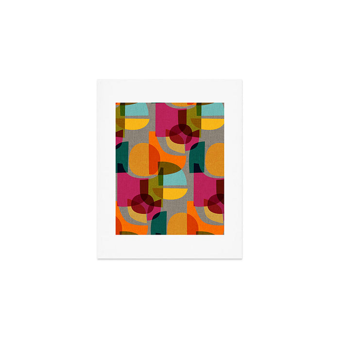 Mid Century Kaleidoscope Art Print Gallery Image 1