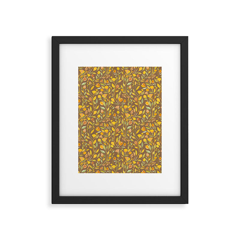 My Heart Blooms {Fawn Wilderness} Wild Flowers Framed Art Print Gallery Image 6