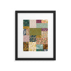 Pashmina Patchwork Framed Art Print Gallery Image 6