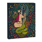 The Mermaid and the Unicorn Canvas Print Gallery Image 6