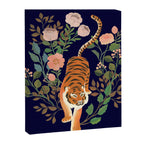 Tiger Floral Garden Canvas Print Gallery Image 6