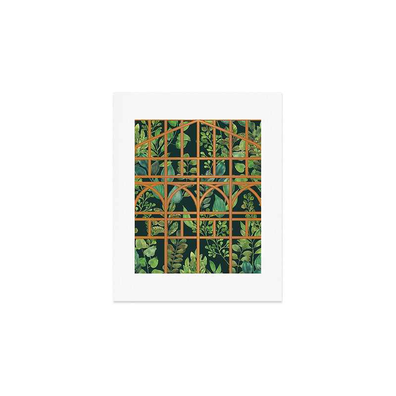 Victorian Greenhouse Art Print Gallery Image 1
