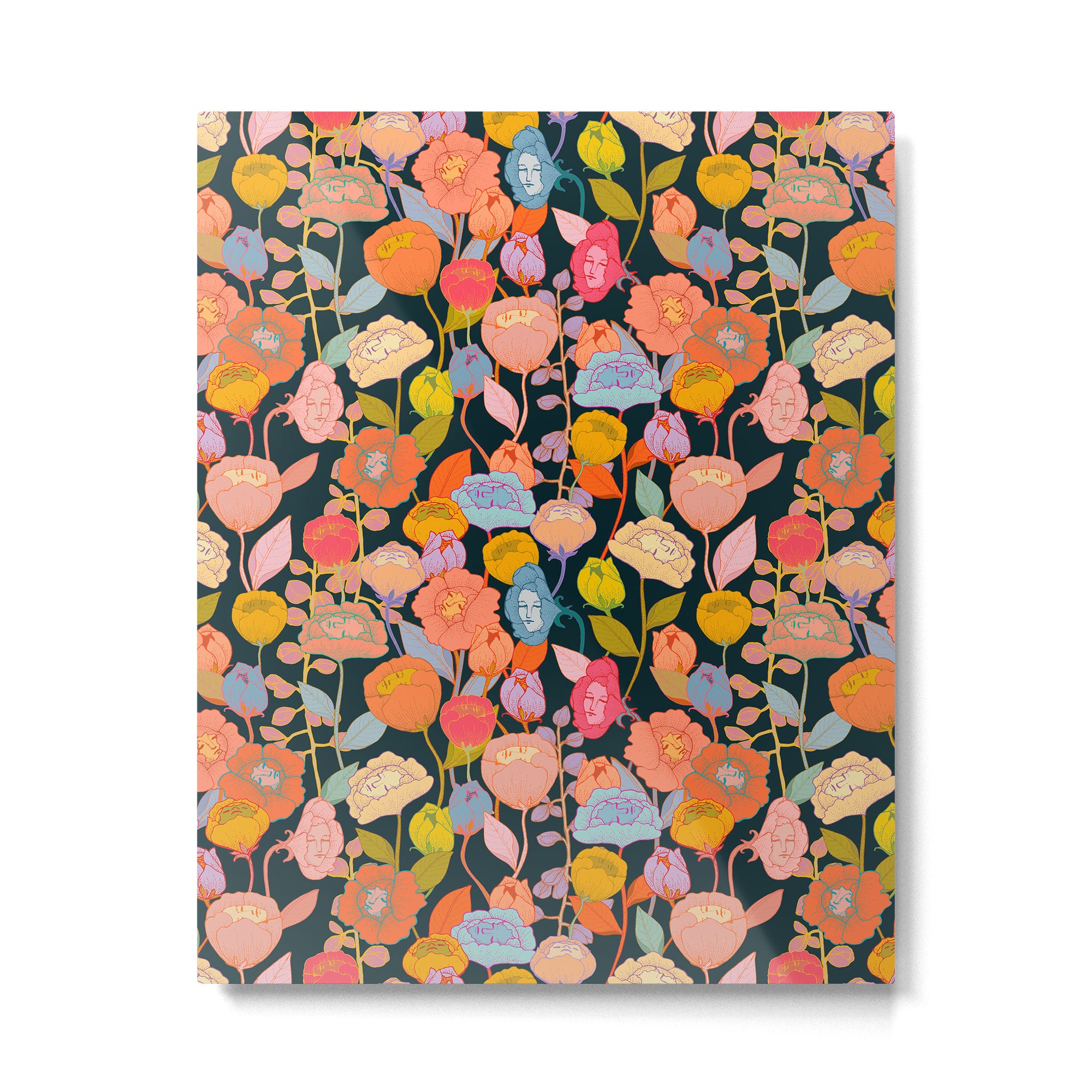Wonderland Flowers Metal Print Gallery Image 6