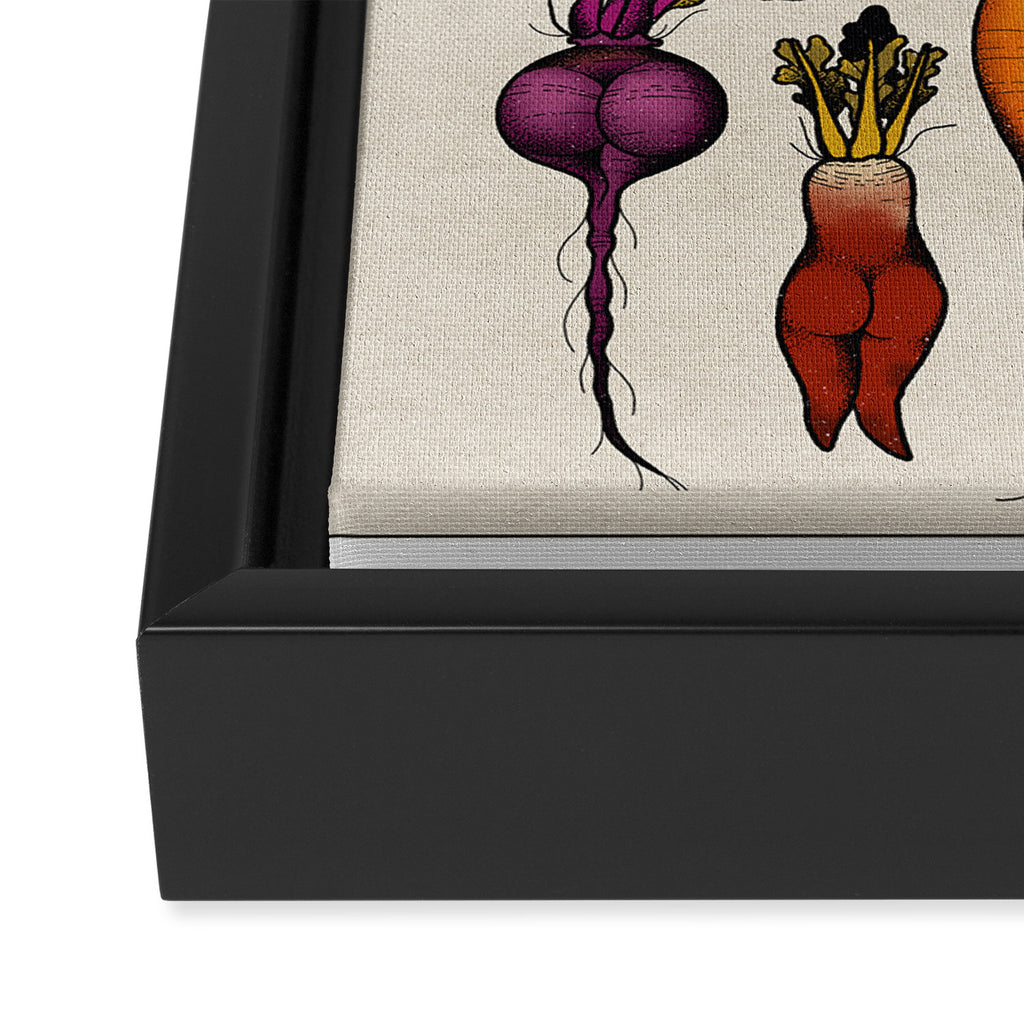 Root vegetables Framed Canvas Print Gallery Image 3