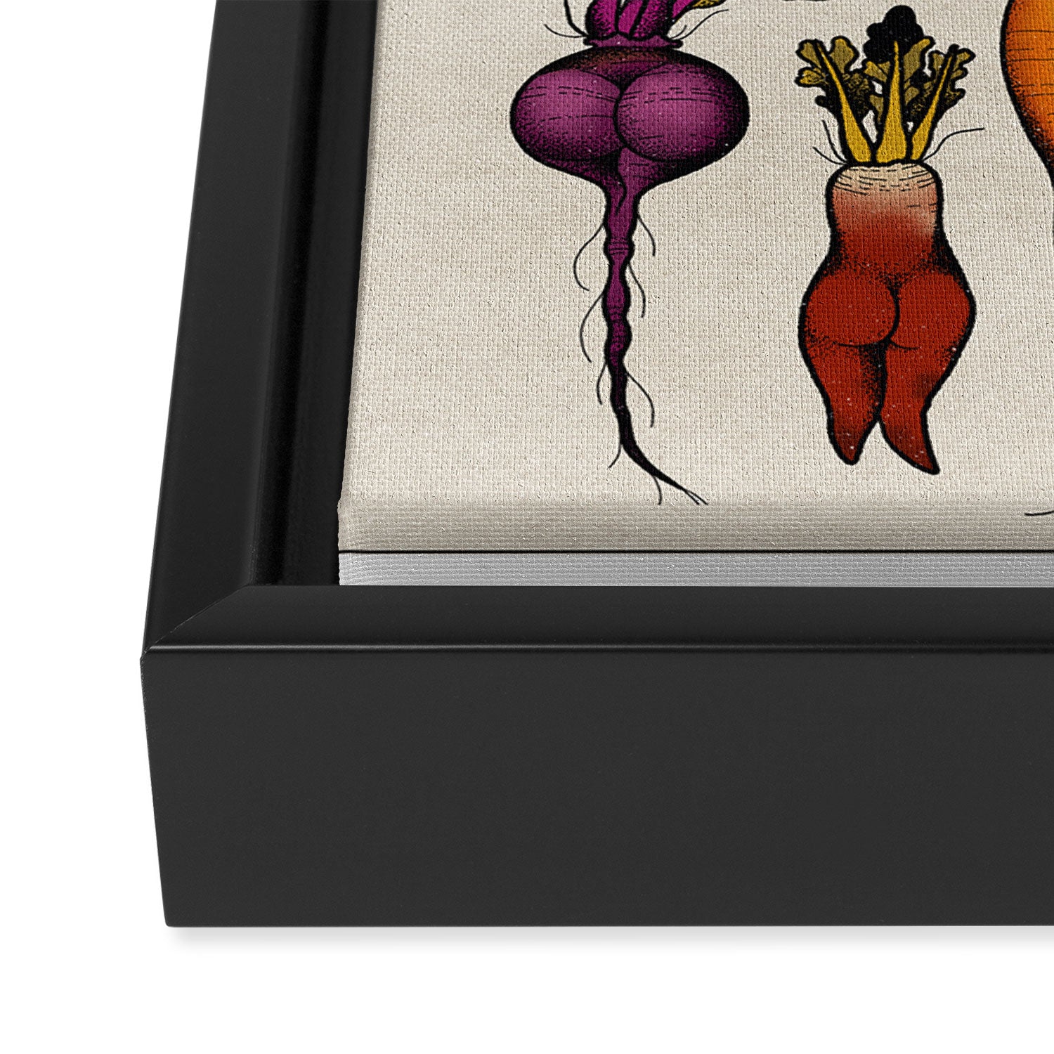 Root vegetables Framed Canvas Print Gallery Image 3