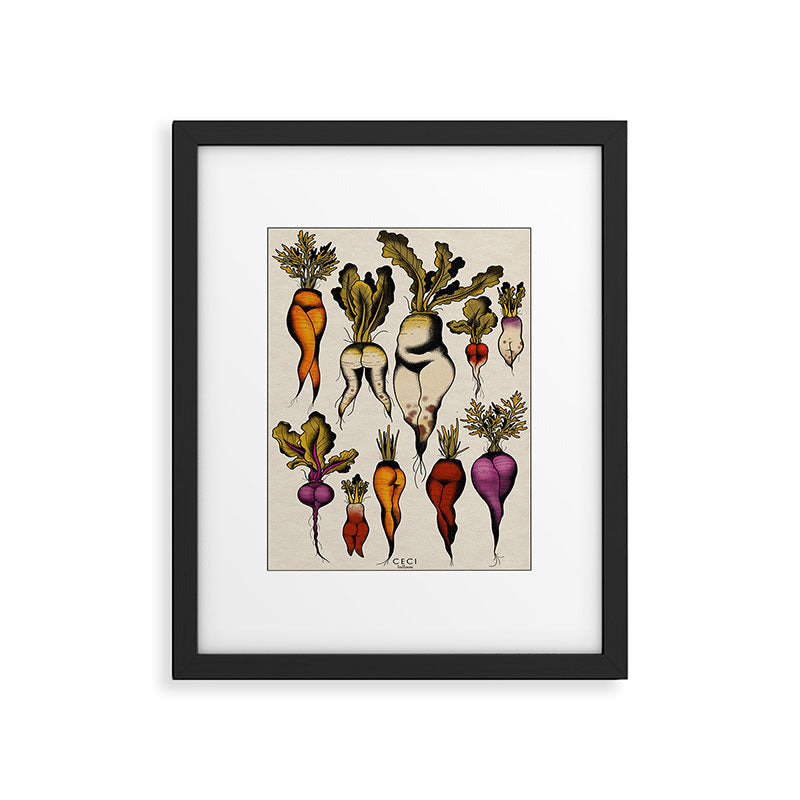 Root vegetables Framed Art Print Gallery Image 5
