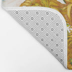 Naughty Llama and The Sunflowers Bath Mat Gallery Image 2