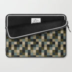Bold Earthy Checks Pattern - Small IV Laptop Sleeve Gallery Image 2