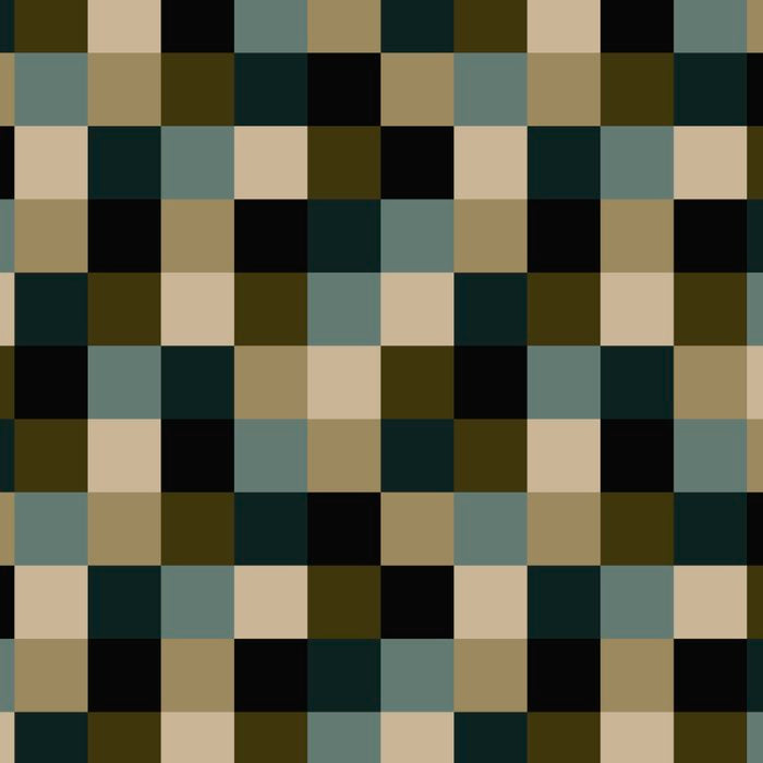 Bold Earthy Checks Pattern - Small IV Coffee Mug Gallery Image 2