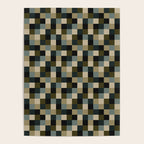 Bold Earthy Checks Pattern - Small IV Poster Gallery Image 4