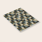 Bold Earthy Checks Pattern - Small IV Notebook Gallery Image 3