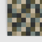 Bold Earthy Checks Pattern - Small IV Poster Gallery Image 3