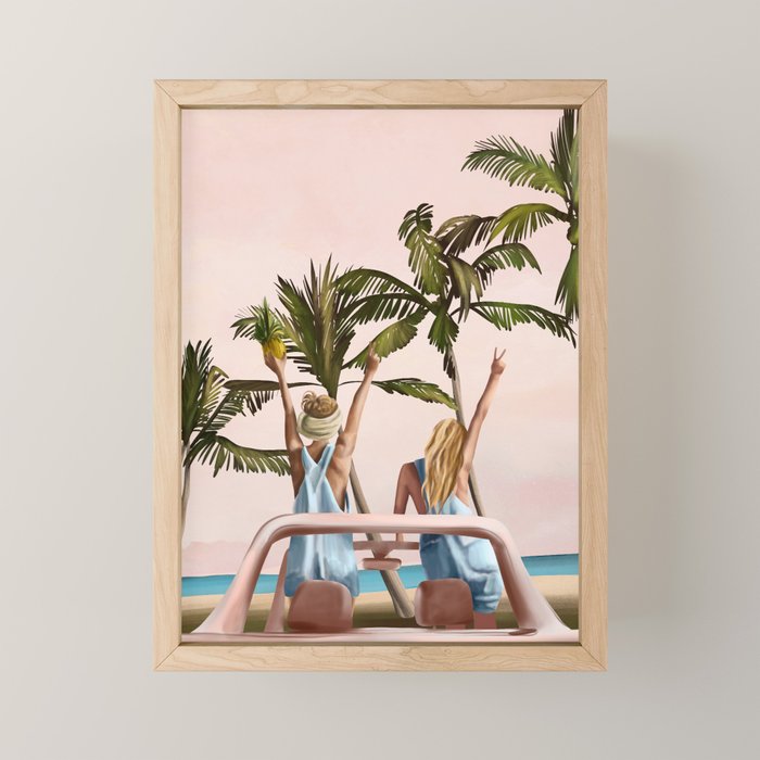 Beach Spring Break Mini Art Print Gallery Image 1
