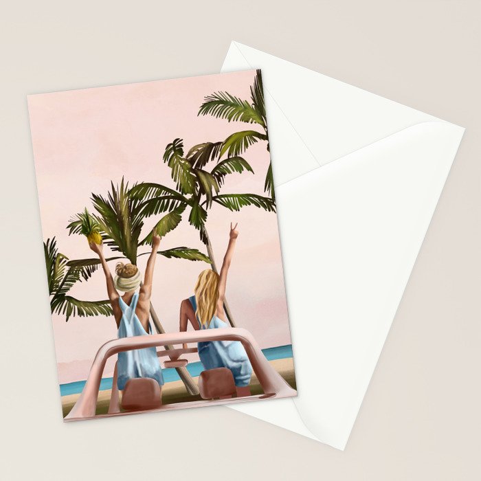 Beach Spring Break Stationery Card Gallery Image 2