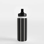 Minimal Triangles - Black & White II Water Bottle Gallery Image 2