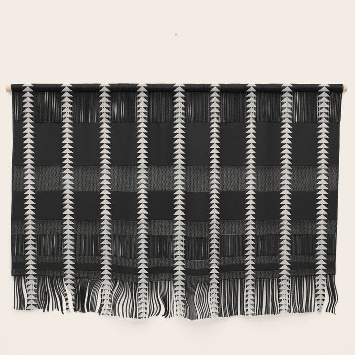 Minimal Triangles - Black & White II Wall Hanging Gallery Image 1