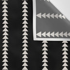 Minimal Triangles - Black & White II Wall Tapestry Gallery Image 3