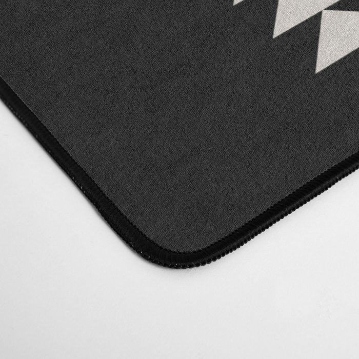 Minimal Triangles - Black & White II Desk Mat Gallery Image 4