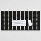 Minimal Triangles - Black & White II Desk Mat Gallery Image 1