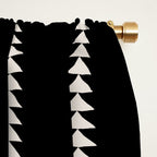 Minimal Triangles - Black & White II Window Curtain Gallery Image 2