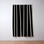 Minimal Triangles - Black & White II Window Curtain Gallery Image 3