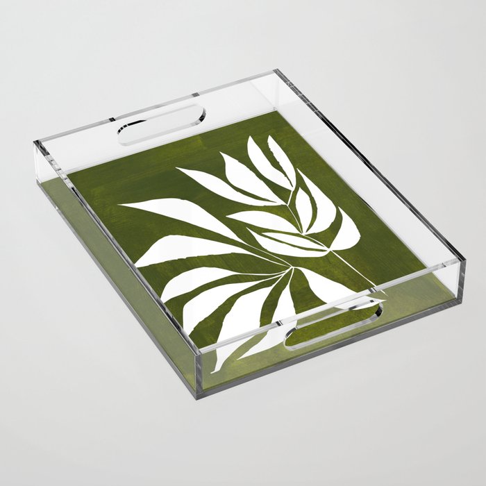 Olive Branches Acrylic Tray Gallery Image 1