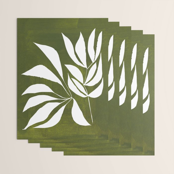 Olive Branches Wrapping Paper Gallery Image 3