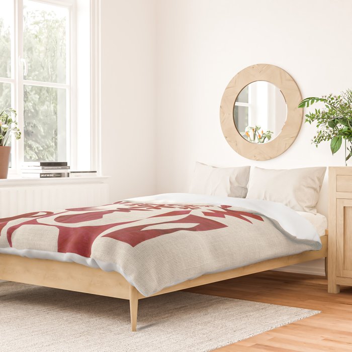 Crimson Window Sill Duvet Cover Gallery Image 2