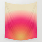 Find Your Fire - Pink Aura Gradient Wall Tapestry Gallery Image 4