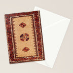 Baluch Sofreh Khorasan Northeast Persian Rug Print Stationery Card Gallery Image 2