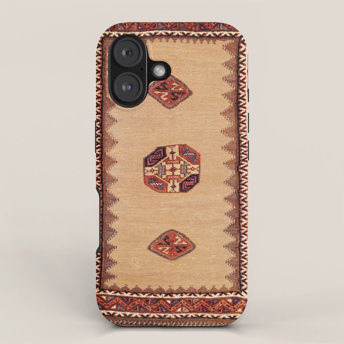 Baluch Sofreh Khorasan Northeast Persian Rug Print iPhone Case Gallery Image 1