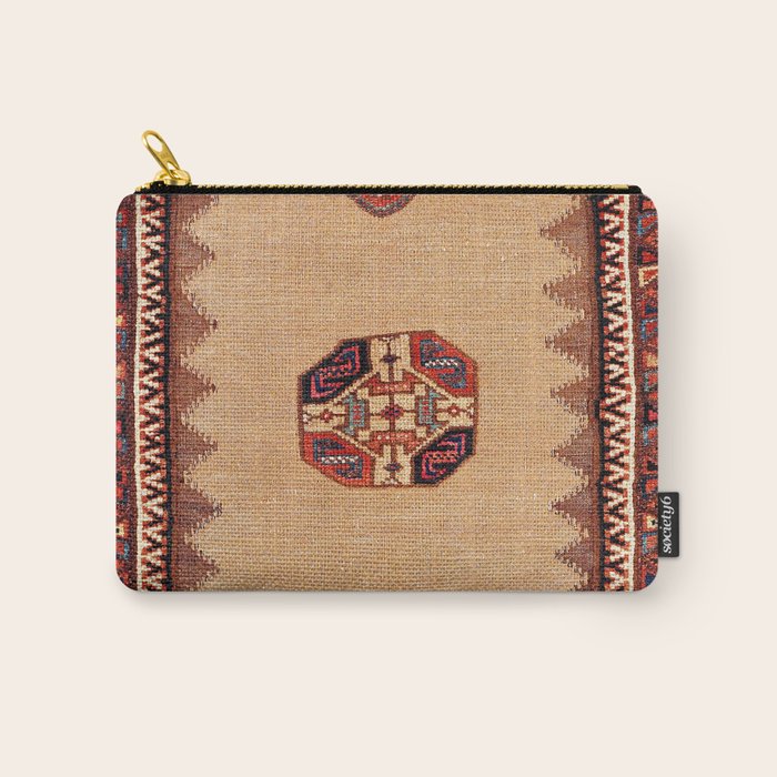 Baluch Sofreh Khorasan Northeast Persian Rug Print Carry All Pouch Gallery Image 1