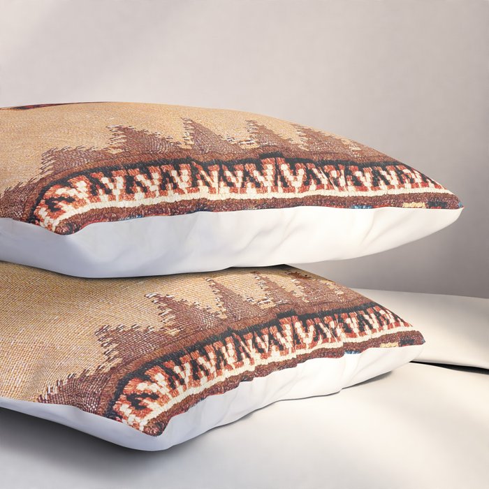 Baluch Sofreh Khorasan Northeast Persian Rug Print Pillow Sham Gallery Image 3