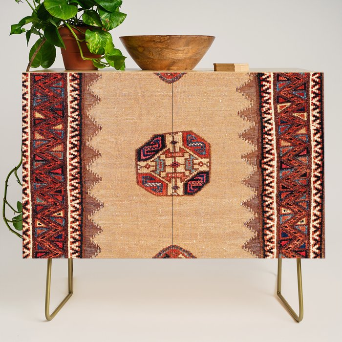 Baluch Sofreh Khorasan Northeast Persian Rug Print Credenza Gallery Image 1