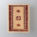 Baluch Sofreh Khorasan Northeast Persian Rug Print Mini Art Print Gallery Image 1