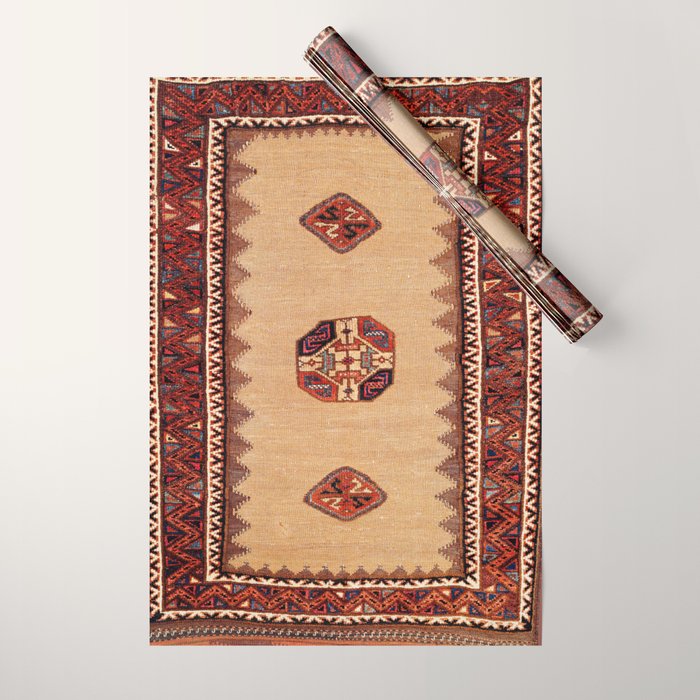 Baluch Sofreh Khorasan Northeast Persian Rug Print Wrapping Paper Gallery Image 1