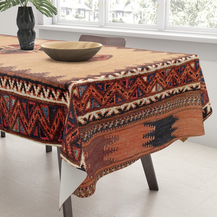 Baluch Sofreh Khorasan Northeast Persian Rug Print Tablecloth Gallery Image 3