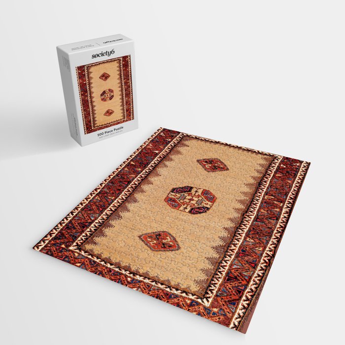Baluch Sofreh Khorasan Northeast Persian Rug Print Jigsaw Puzzle Gallery Image 2
