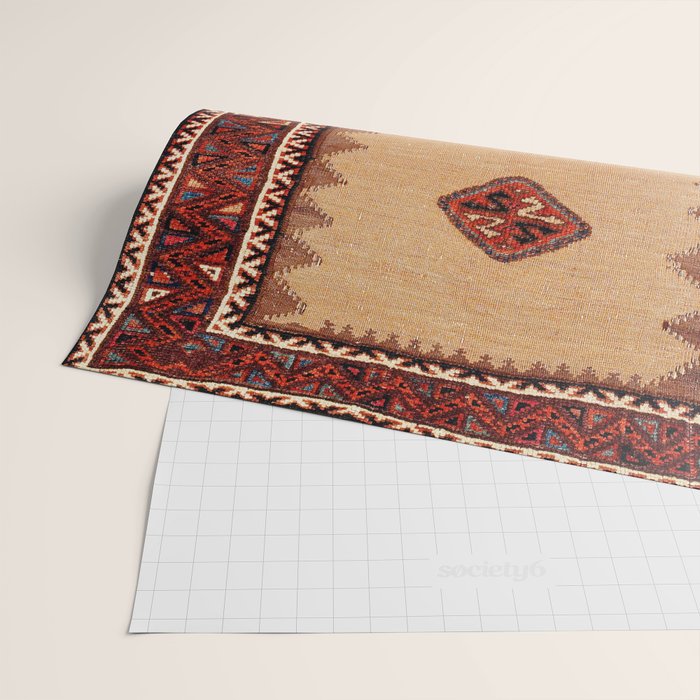 Baluch Sofreh Khorasan Northeast Persian Rug Print Wrapping Paper Gallery Image 2