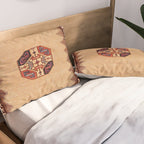 Baluch Sofreh Khorasan Northeast Persian Rug Print Pillow Sham Gallery Image 2