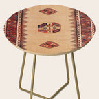 Baluch Sofreh Khorasan Northeast Persian Rug Print Side Table Gallery Image 2