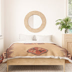 Baluch Sofreh Khorasan Northeast Persian Rug Print Duvet Cover Gallery Image 3