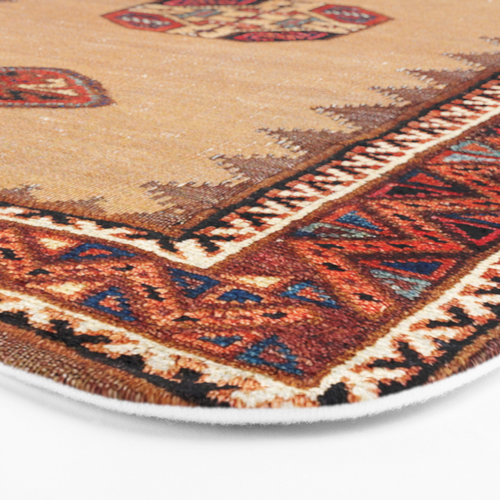 Baluch Sofreh Khorasan Northeast Persian Rug Print Bath Mat Gallery Image 3