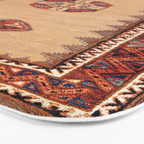 Baluch Sofreh Khorasan Northeast Persian Rug Print Bath Mat Gallery Image 3
