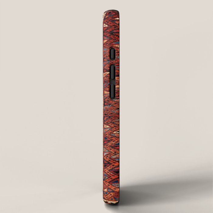 Baluch Sofreh Khorasan Northeast Persian Rug Print iPhone Case Gallery Image 2