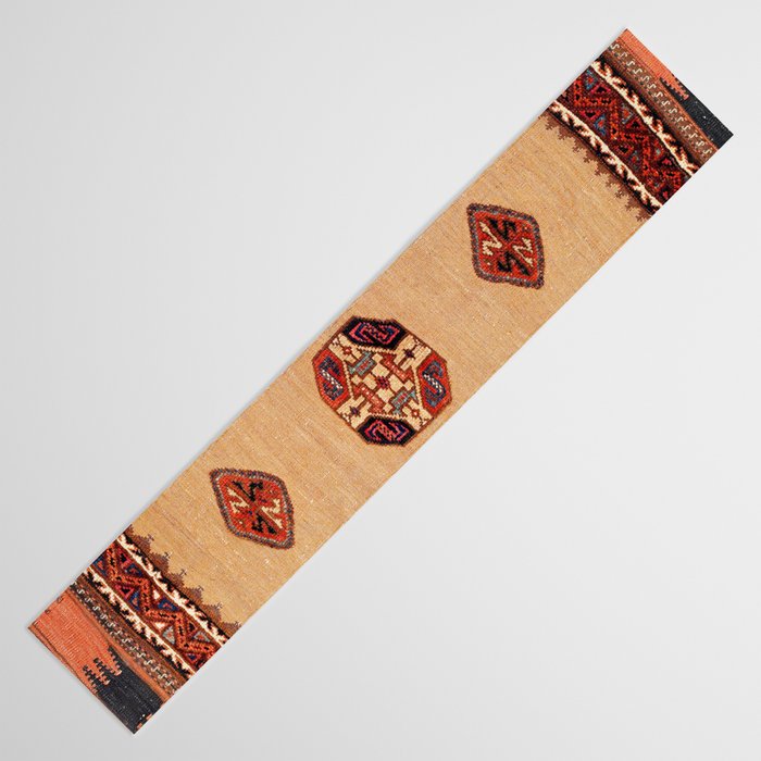 Baluch Sofreh Khorasan Northeast Persian Rug Print Table Runner Gallery Image 3