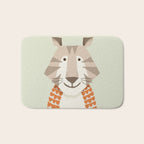 Whimsical Tiger Bath Mat Gallery Image 1