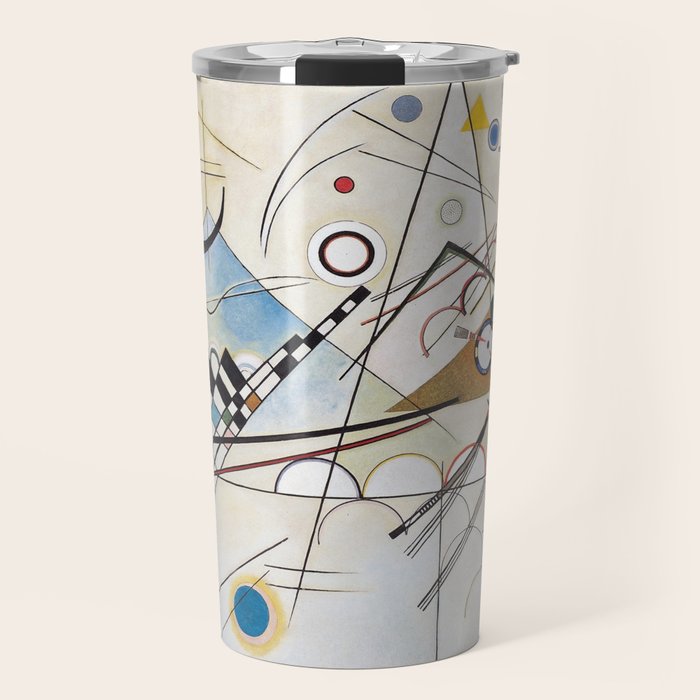 "Composition 8" by Wassily Kandinsky, 1920s Travel Mug